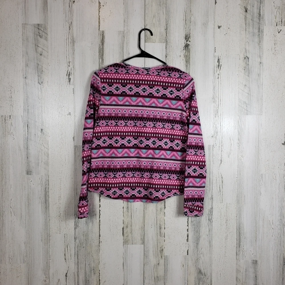 Girls climate right fleece pajama top size XL